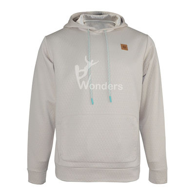 Lange Ärmel Herren Hoodie Sweatshirt mit Drawcord